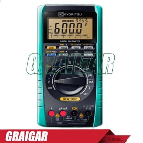 KYORITSU 1051 Digital Multimeter True-RMS Measurements 6000 counts