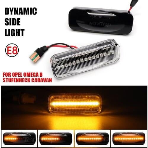 Dynamic Blinker Sequential Flashing Light Streamer Side Repeater Lamp Facelift For Opel For Omega B Stufenheck Caravan 1994-2003