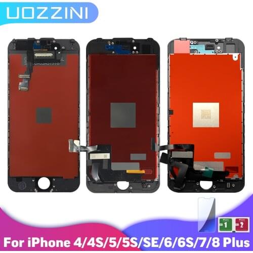 100% Tested High Quality LCD Display For Apple iPhone 4 4S 5 5S 5C 5E 6 7 8 Plus Touch Screen Digitizer Assembly Replacement