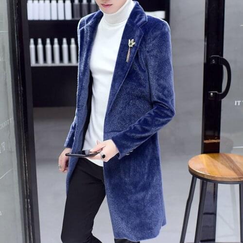 JUNSRM Mens Wool Coats