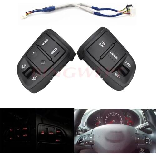 Steering wheel button For KIA Sportager Steering wheel Audio channel and Constant speed cruise control button volume switch
