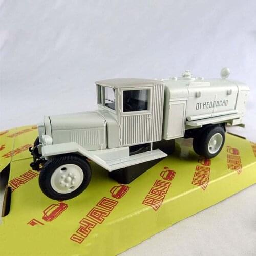1/43 Diecast Model Car 3NC-5B 63-39 Soviet Russian Military Truck Oil Tanker Truck Transporter Model Abtonpom Kids Toys Boys