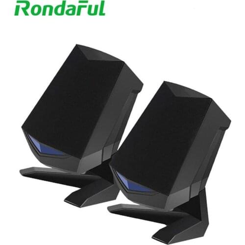 3D Desktop Audio Speaker Intelligent Noise Reducing Portable USB Laptop Stereo Speaker