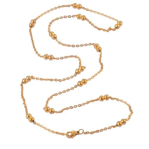 New Fashion Stainless Steel Chain Men And Women Jewelry