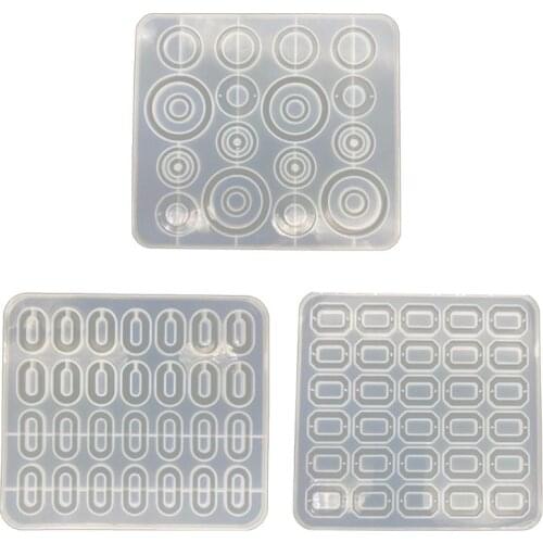 New Transparent Silicone Mould Dried Flower Resin Decorative Craft DIY Pendant earring Mold epoxy resin molds for jewelry