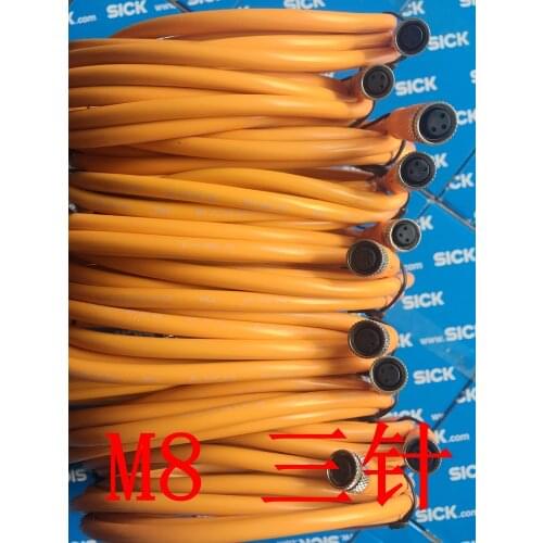 DOL-0803-G02M DOL-0803-W02M Sick M8 3Pins Sensor Connecting Cable 100% New & Original