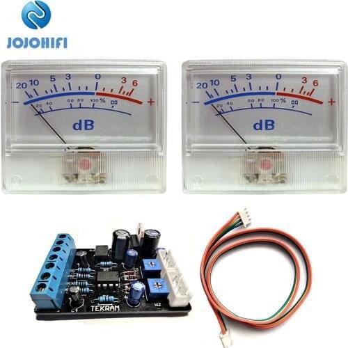 Driver Board/1pc P-55/2pc P-55/2pc P-55 VU Meter + 1pc Driver Board High-precision Audio DB Level Meter Amplifier DAC Pre-stage