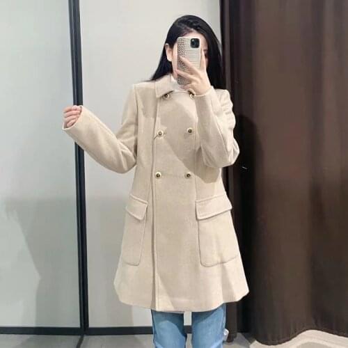 Женские шерстяные пальто Vee Top China At AliExpress