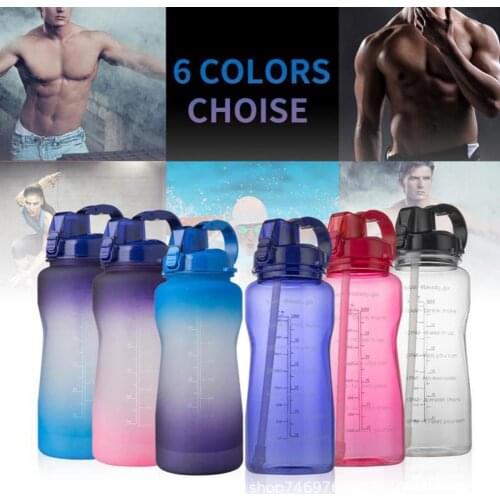 2L Water Bottle with Nozzle Leak-proof Tirtan High Capacity Sports Kettle for Outdoor Water Bottle Kettle Water Cup Sports Bottl