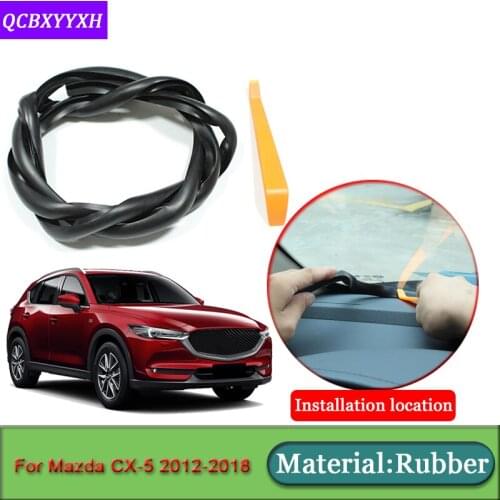 Car-styling For Mazda CX-5 2012-2018 Anti-Noise Soundproof Dustproof Car Dashboard Windshield Sealing Strips Auto Accessories