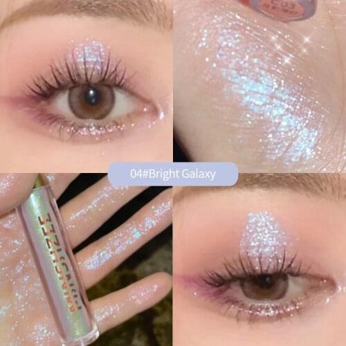 Shiney Liquid Eyeshadow Pigment Diamond Shimmer Makeup Gradient Lazy Luster Eye Shadow Fashion Women Beauty Eyes Cosmetics