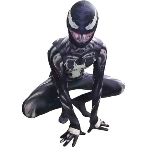 3D Print Venom Jumpsuits Costumes Halloween Costumes for Men Adult Kids Anime Costume Fate Cosplay Avenger Suit