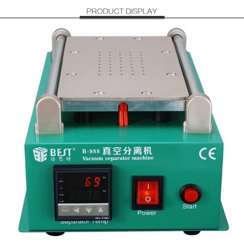 BEST 2 In1 Vacuum Separator Built-in Pump Vacuum Fix Repair Mobile Phone Touch Screen LCD OCA Lamination Separate Repair Machine