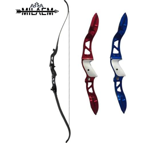 66inch Hunting Bow Recurve Bow 24-36 Lbs Right Hand Take-down Bow Metal Bow Riser Outdoor Sports Archery Hunting Shooting