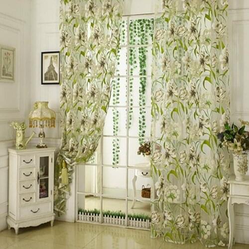 Layout Hotel Home Porch Light Curtains Ink Curtains Window Screens Jacquard Curtains Home Decoration
