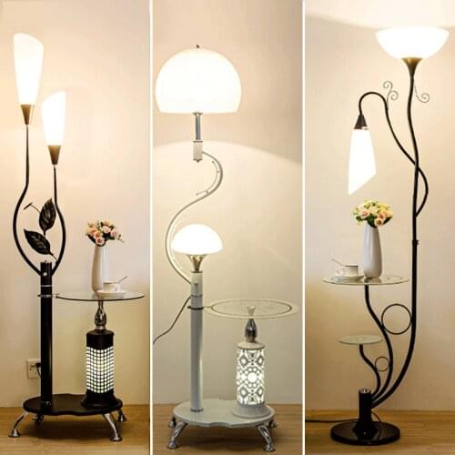 Nordic Desk Floor Lamp Modern Bedroom Floor Light Living Room Standing Lamp Study LED Stand Light Industrial Decor Luminaire