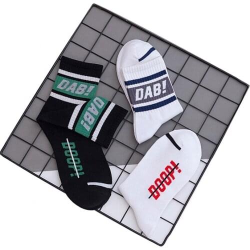 Spring New Cotton Colorful Striped Men Socks Hip-hop Style Personality Sports Leisure Socks