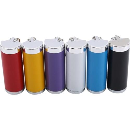 Multicolor Portable Smoke Pocket Ashtray Car Cigarette Mini Ash Organizer With Keychain Outdoor Beach Useful