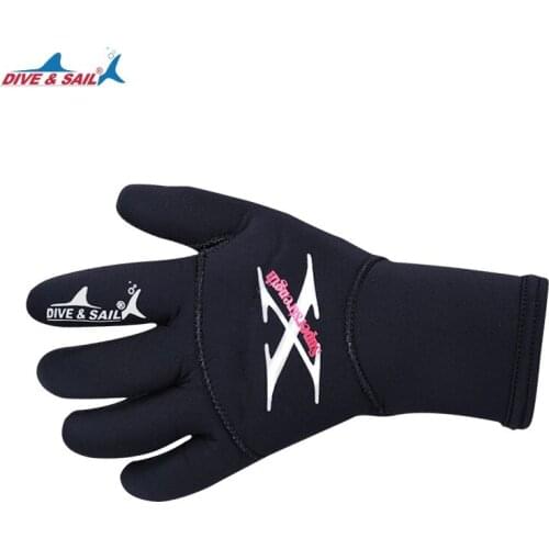 2mm Neoprene High Elastic Scuba Diving Gloves for Men Women Snorkeling Windsurfing Catamaran Boating Water-skiing