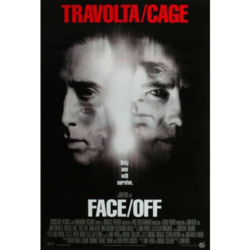FACE/OFF MOVIE Art Silk Poster Print 24x36inch