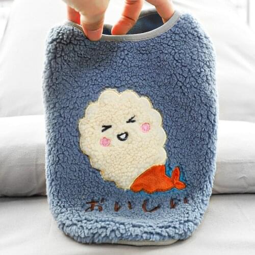 Blue Pet Teddy Sweater Round Neck Cloud Pullover Vest Puppy Chihuahua Warm Clothing Pets Two Legs Dog Clothes For Small Dogs Cat