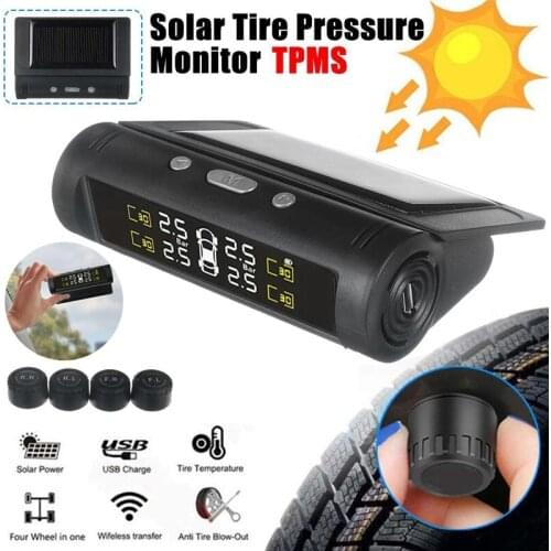 For Truck Car TPMS Tire Pressure Monitoring System Iinternal Sensor LCD Color Sn Monitoring Tire Pressure Range