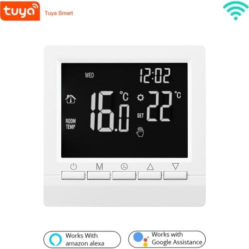 3A/16A Smart WiFi Thermostat for Electric Floor Heating Water/Gas Boiler Temperature Remote Controller with Tuya APP