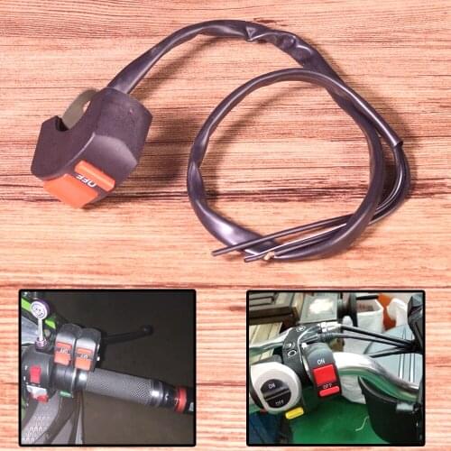 Universal ON-OFF Button 12VDC 3 Wires Motorcycle Switch Handlebar Head Fog Light Switch Fit for Motors Bikes Scooters Harley