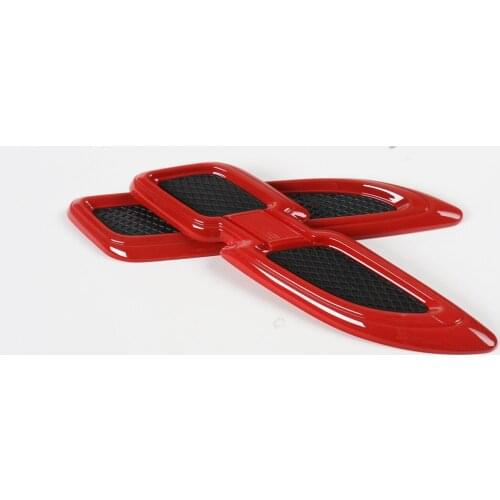 ABS Leaf Emblem Decoration Cover Trim for Ford Mustang 2015+ Car Accessories Car Colorful Decal Stickers Brand New