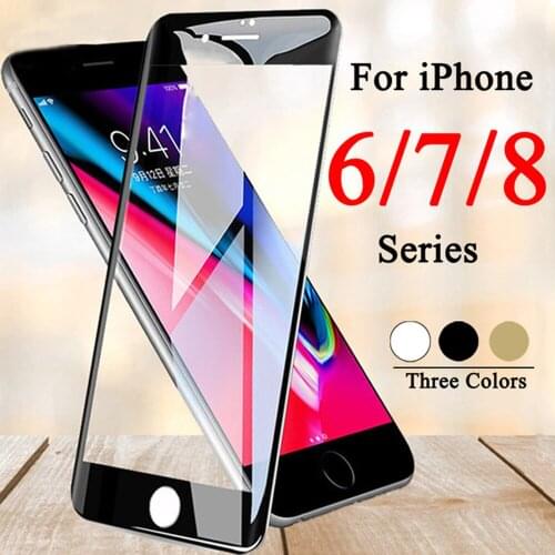 Protective film for iphone 7 8 plus 6 6s 5 5S SE 5C s tempered glass phone screen protector X XS MAX XR on glass smartphone