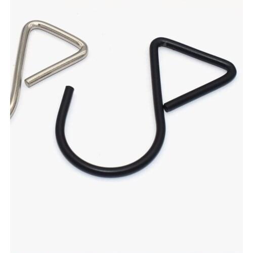 Hook Iron Hook Silver/Black Hook Hangers Hook Clothes Hat Bag Handbag Towel Hook Kitchen Bathroom Bedroom Farmhouse Hardware