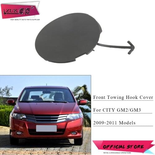 ZUK Front Bumper Towing Haul Cover Tow Hauling Case Cap Housing For HONDA CITY 2009 2010 2011 GM2 GM3 71104-TM0-T00 Base Color