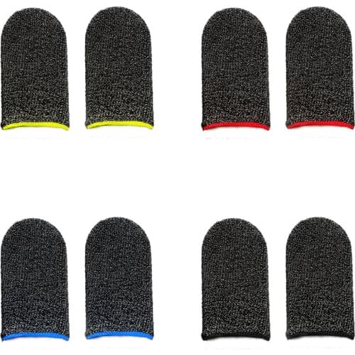 2PCS/SET Finger Cover Breathable Game Controller Finger Sleeve For Pubg Sweat Proof Non-Scratch Touch Screen Gaming Thumb Gloves