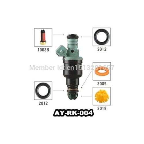 AY-RK004 0280150440 Fuel injector repair kit filter orings caps for bmw car E36/E39/Z3/328i/528i/M3/325i 525i with 40pieces/bag