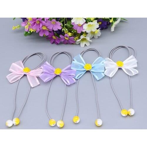 Velvet scrunchie pack Hair Bows hair ties cute elastic hair bands headwear hair rubber band for girls hair accessoires B05-1