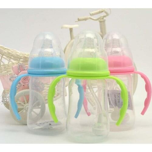 Baby Bottle Feeding Mamadeira PP 0-12 Months Straw Anti Fall Colic Safety PP 120 ml Special Offer