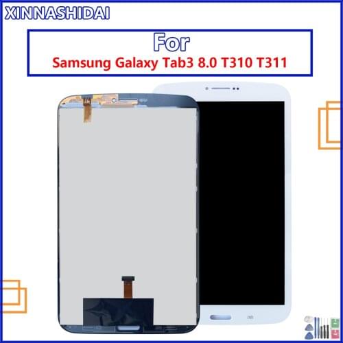 New Lcds For Samsung Galaxy Tab 3 8.0 T310 T311 SM-T310 SM-T311 LCD Display Touch Screen Digitizer Assembly Panel Parts