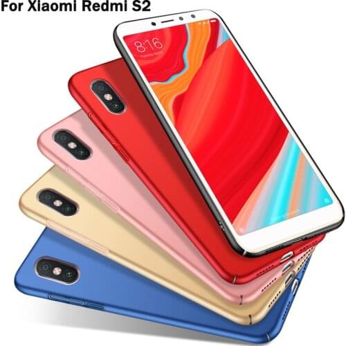 For Global Version Xiaomi Redmi S2 Hard PC Back Cover Case Back Case For Redmi S2 S 2 Protective Full cover Frosted CaseS