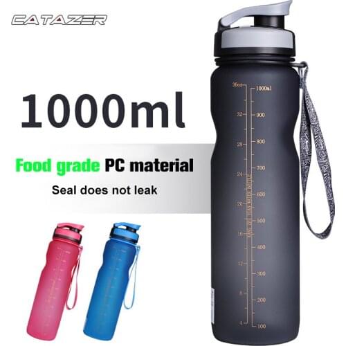 Mountain Bike Water Bottle Kettle Ride 1000ml Large Capacity Round Water Cup Kettle Bicycle Equipment Water Bottle