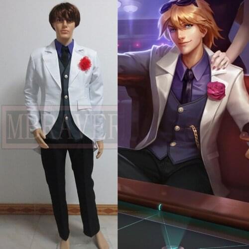 LOL Skin Spirit Of Adventure Ezreal Cosplay Costume Any Size