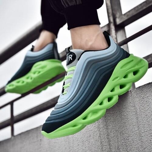 Running Shoes Comfortable and Breathable Height Increasing Lace-Up Mesh Sneakers Casual Sports Jogging Trendy Mens Shoes