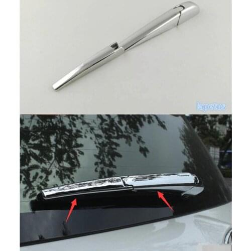 Lapetus ABS Chrome Rear Window Wiper Nozzle Decoration Frame Cover Trim 3 Pcs For TOYOTA RAV4 RAV 4 2014 2015 2016 2017 2018