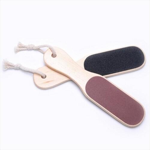New Hand Foot File Exfoliating Wooden Scrub Rub Board Dead Skin Removal Calluses Remover Feet Files Pedicure Care Tools 1pc