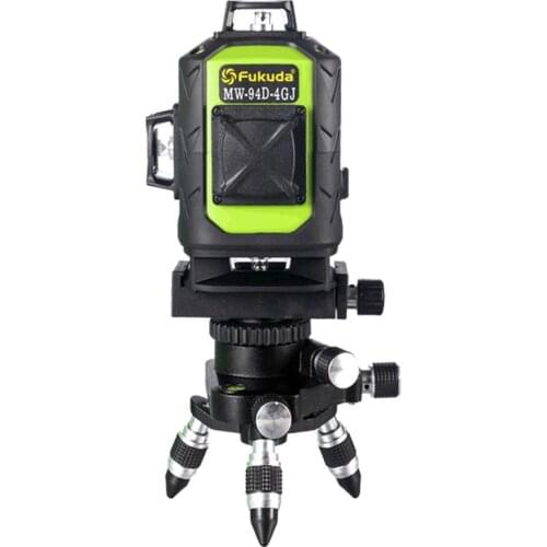 New Fukuda MW-94D-4GJ 16 Line 4D Laser Cross Level Green Beam 360 Vertical and Horizontal Self-leveling Woodworking Tools