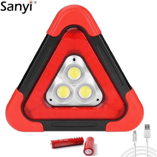 Portable Spotlight 5 Mode COB LED Work Light USB Rechargeable 18650 Waterproof Flashlight Floodlight Outdoor Power Bank Lighting