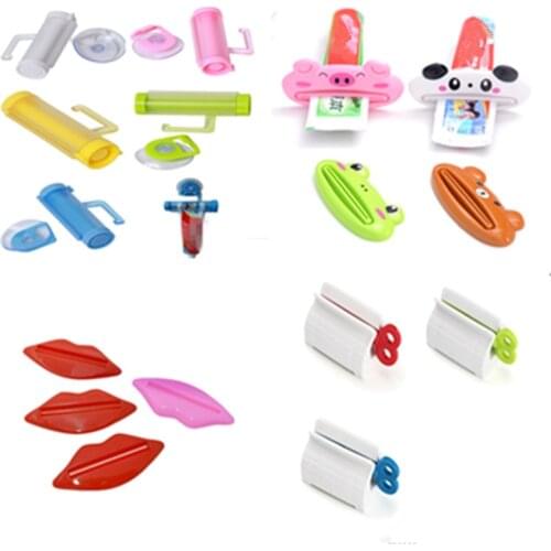 1Pcs Cartoon Toothpaste Squeeze Artifact Household Plastic Lazy Toothpaste Tube Squeezer Bathroom Accessories Supplies