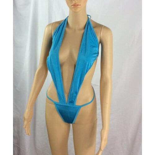 Womens Ladies Sexy Bodysuit String Tie G-string Swimsuit bikini BS86023