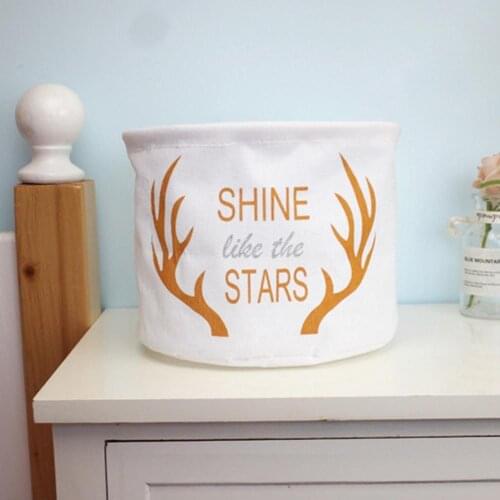 Folding Clothes Laundry Storage Basket Toy Cosmetic Sundries Desktop Box Bucket