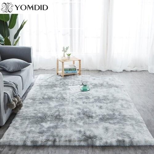 Shaggy Carpet Tie-dye Carpets Printed Alfombra Plush Floor Fluffy Mats Kids Room Faux Fur Area Rug Living Room Mats Large Rugs