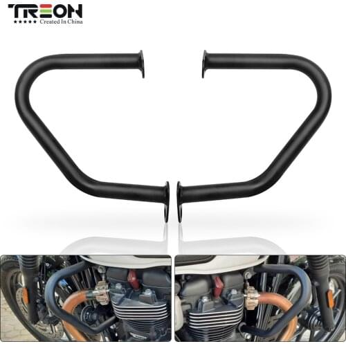 For Bonneville T100 T120 Thruxton 1200 R/Street Cup/Street Twin Bonneville Bobber 2020 2021 Bumper Engine Guard Crash Bar